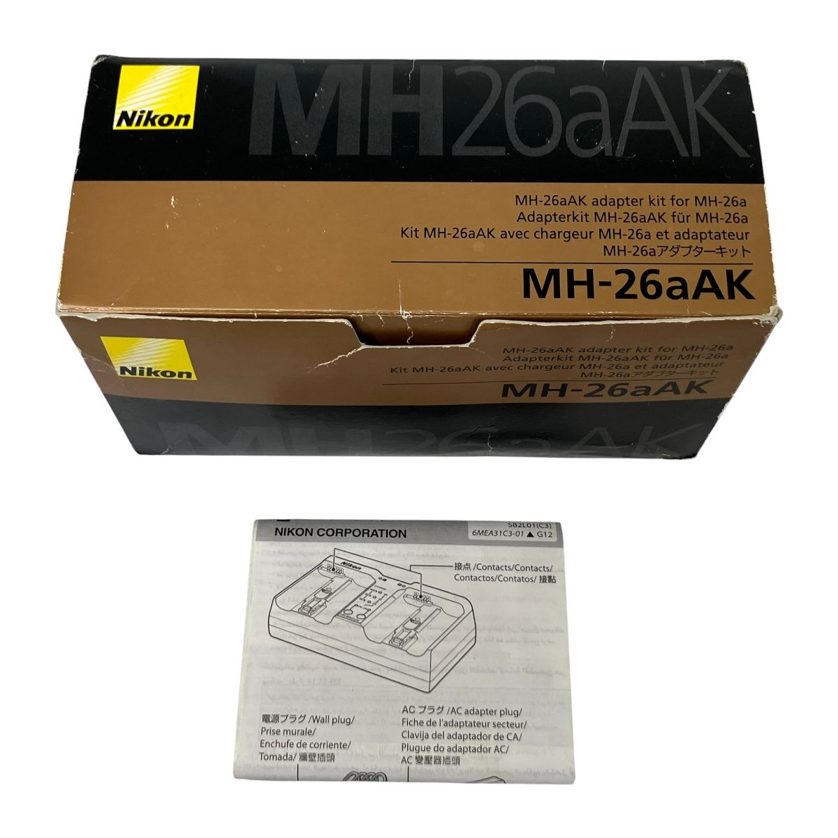 ジャンク Nikon MH-26aAK BATTERY CHARGER バッテリーチャージャー N10510516