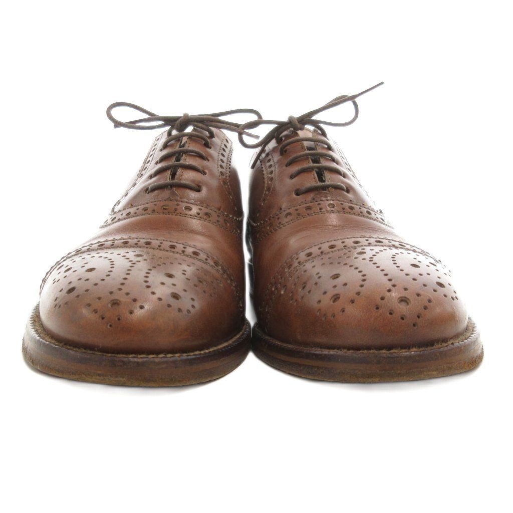 ロブス LOBB S ビジネスシューズ ドレス 革靴 レースアップ ブローグ ストレートチップ メダリオン レザー 6 茶 ブラウン GV GY18 WWW_SMP1DAWEKUDUS_SCH_ID