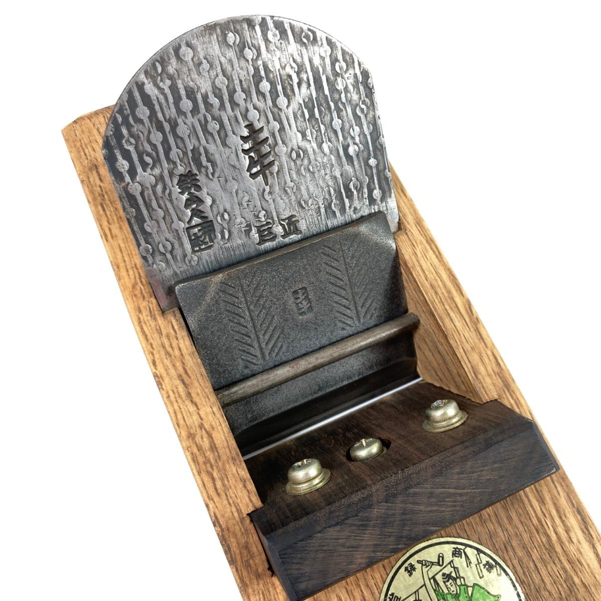 土牛 かんな 土牛 鉄山人作 寸八鉋 本体のみ 鉄山 ブラウン