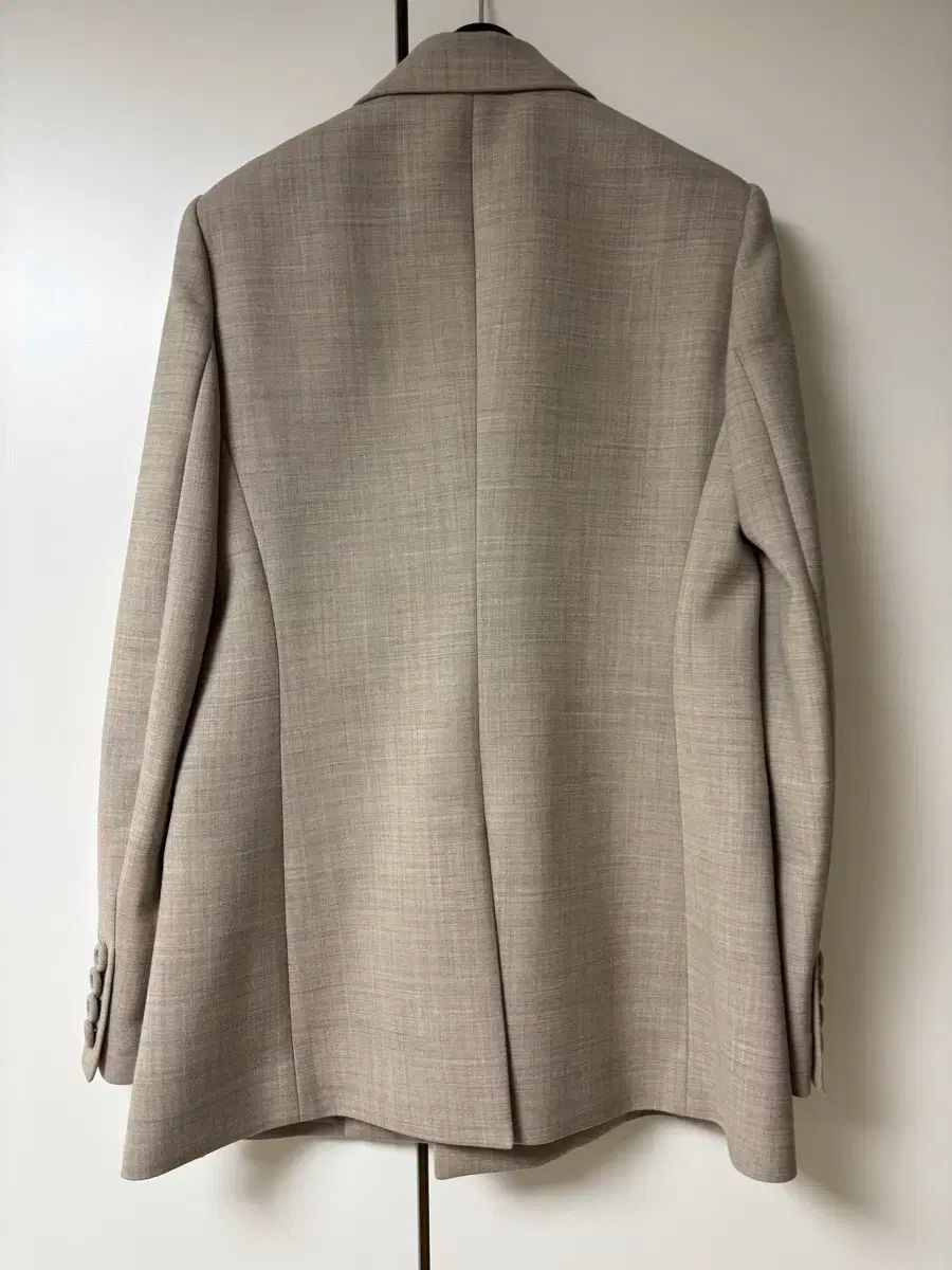 ミシャ ベージュ ダブルボタン スーツ セット 55 MAAHADDERANG_COM