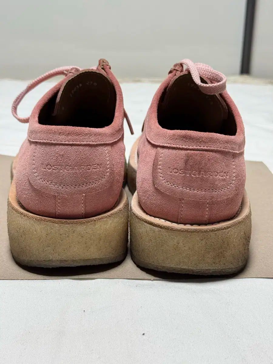  ロストガーデン DIVE ピンク 270 42 ローファー ブーツ 革靴