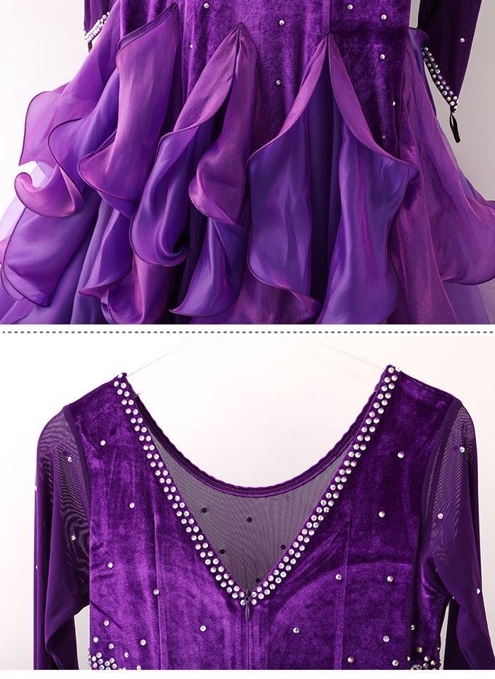 社交ダンス衣装 長袖