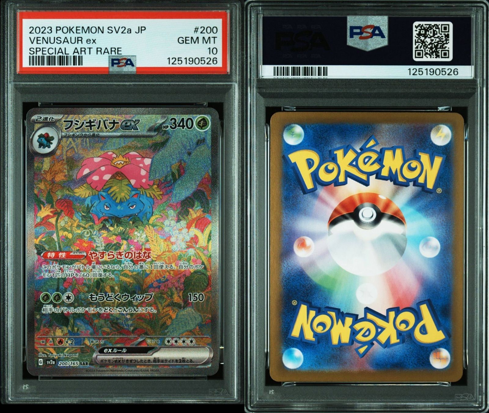 【PSA10 3連番】フシギダネ フシギソウ メガフシギバナex SAR PSA10】3連番 フシギダネAR フシギソウAR メガフシギバナex SAR - メルカリ