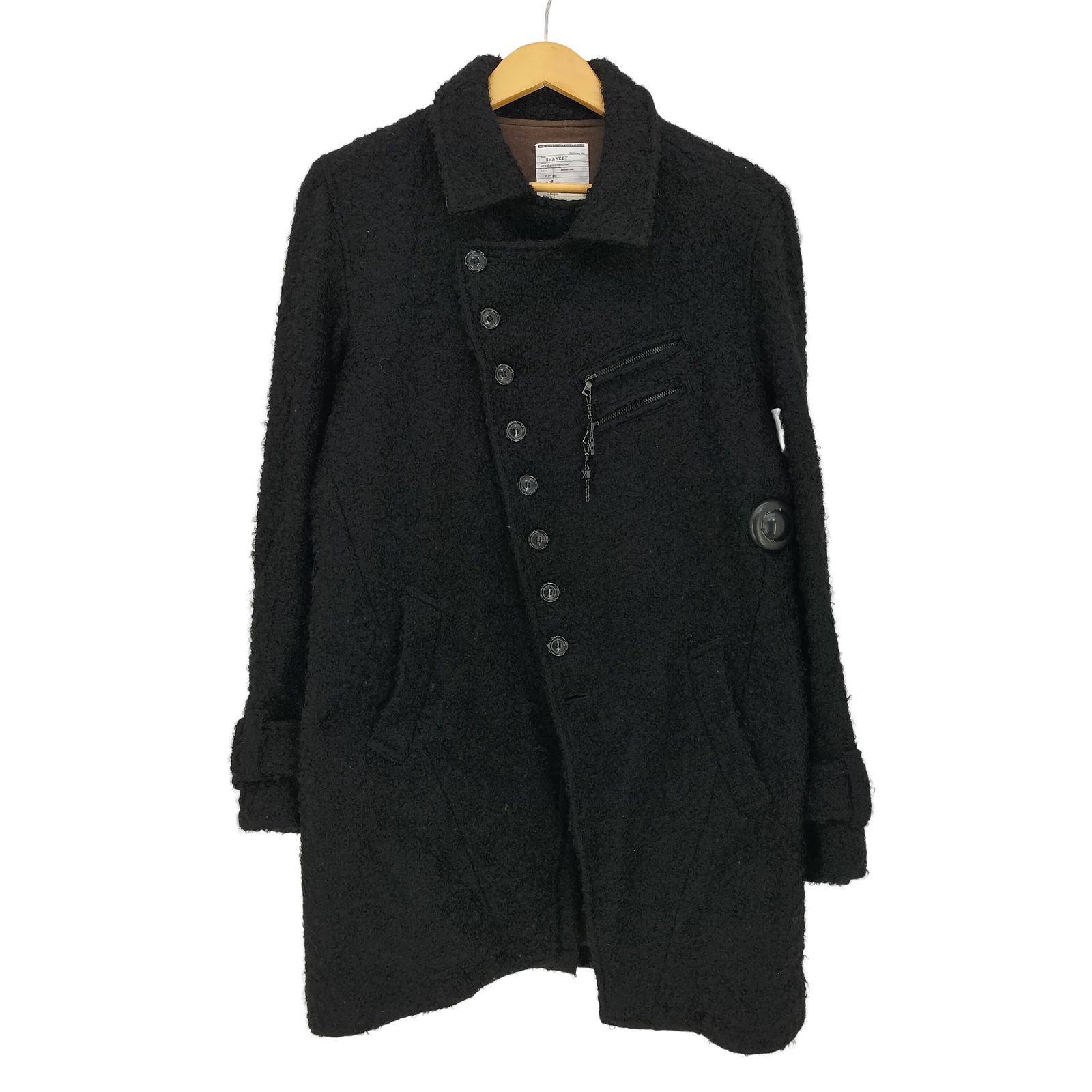 ジャケット・アウター SHAREEF LOOP MELTON SOUTIEN COLLAR COAT シャリーフ SHAREEF LOOP MELTON SOUTIEN COLLAR COAT メンズ JPN：2