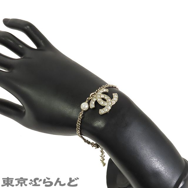 シャネル CHANEL ココマーク ブレスレット ゴールド メタル コスチュームパール ラインストーン GP C21A レディース 001014068 FORTGASGNV_COM_BR