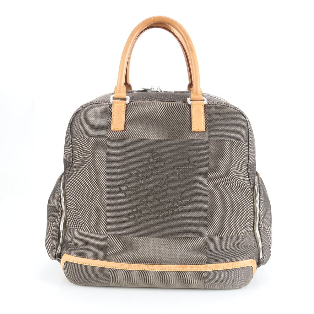 ルイヴィトン ダミエ ジェアン アヴァンテュリエ サーブル M93061 ボストン バッグ 出張 旅行 レザー メンズ ERM CY8-1