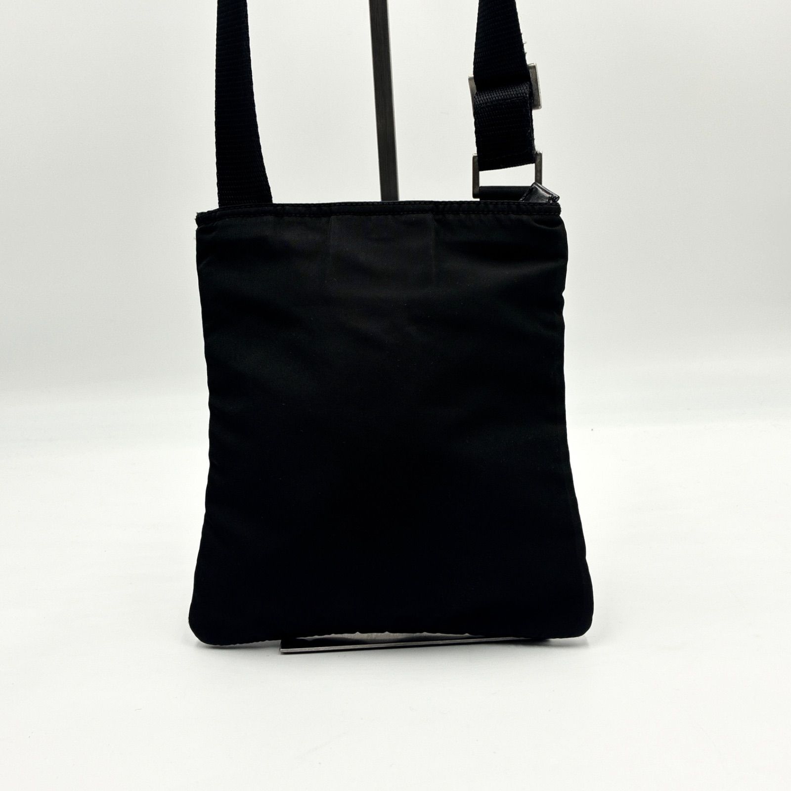 極美品 PRADA プラダ サコッシュ ショルダーバッグ ミニ ナイロン 三角