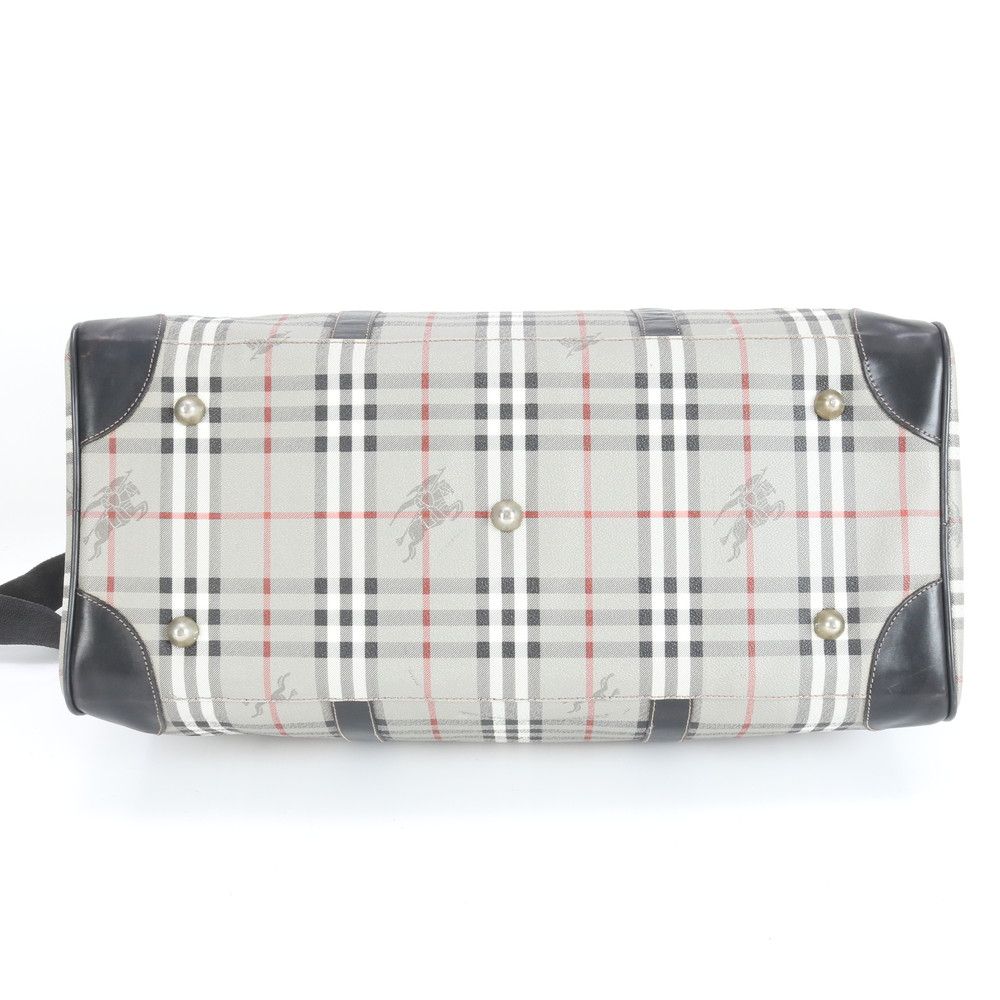 バーバリー ノバ チェック レザー 2WAY ボストン バッグ 斜め掛け 出張 旅行 キャリー ショルダー A4 メンズ RRM CY14-5 KARIMZIABAT_FR