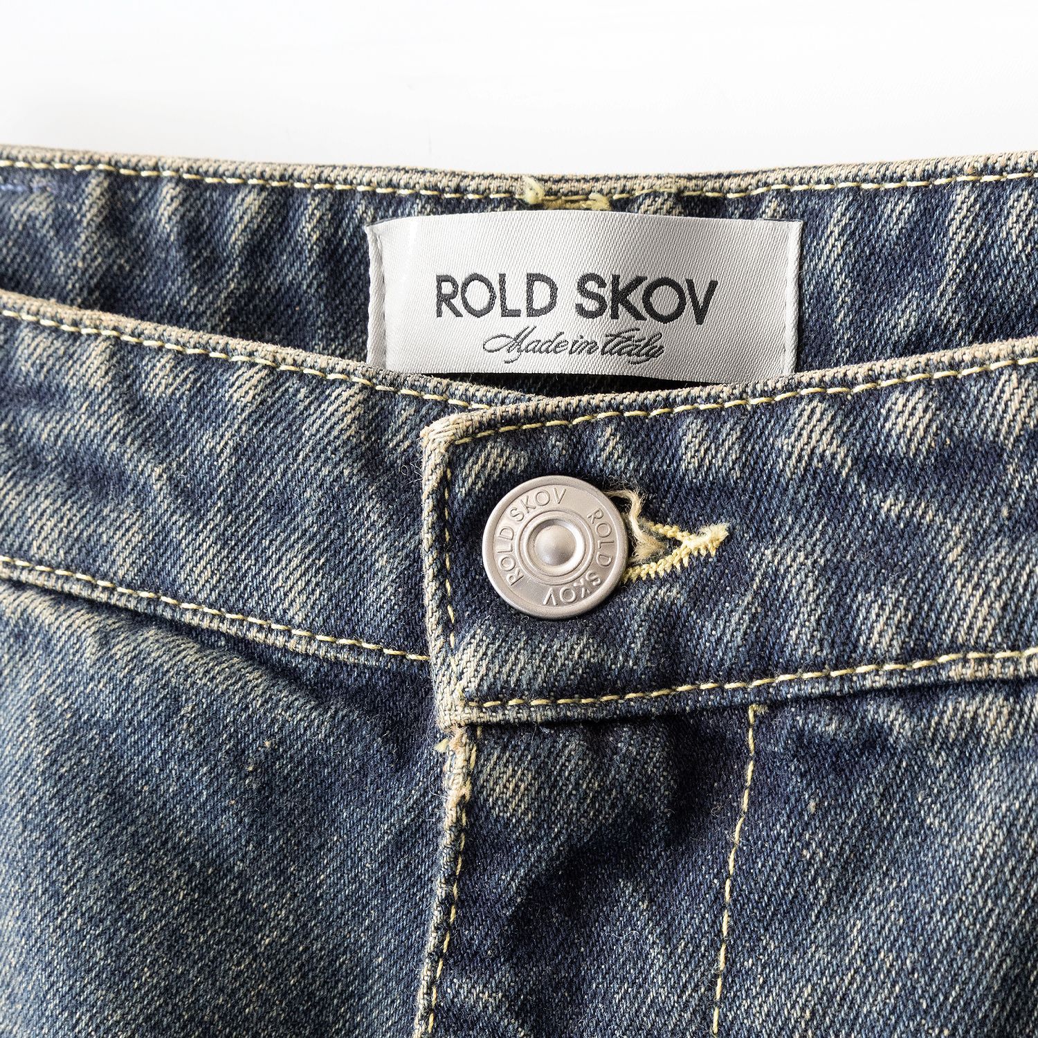 ROLD SKOV | WIDE CUT (SAND) デニムパンツ ワイドデニム ジーンズ 