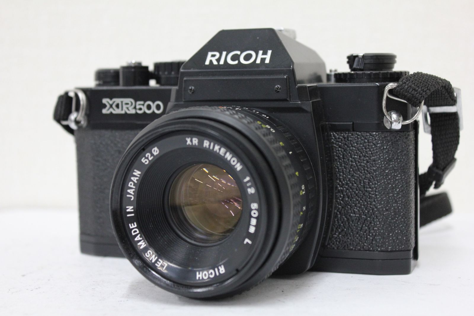 返品保証 リコー Ricoh XR500 ブラック XR RIKENON 50mm F2 L ボディレンズセット e3594