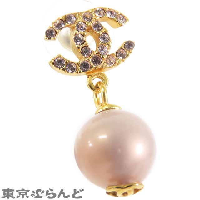 シャネル CHANEL ココマーク ピアス ゴールド メタル コスチュームパール ラインストーン GP 01P イヤリング レディース 101829621 FORTGASGNV_COM_BR