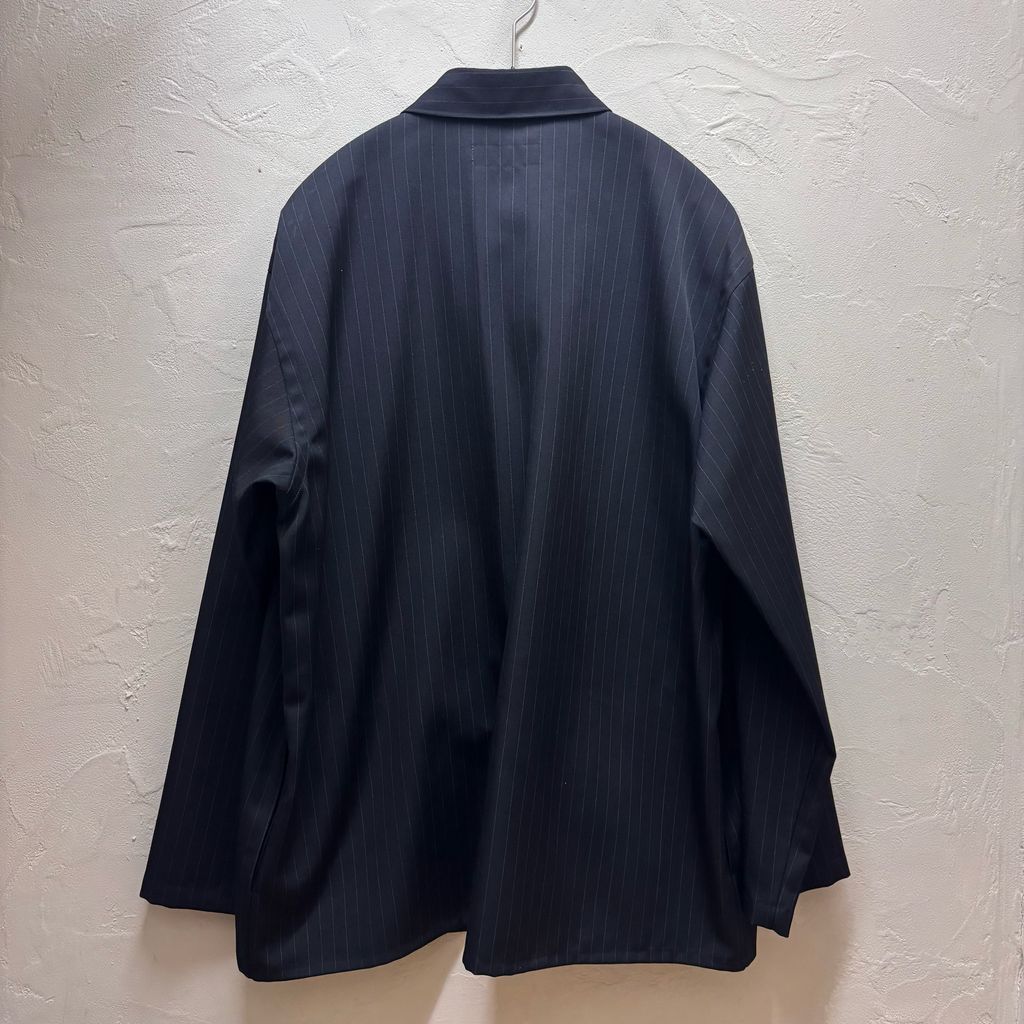 Graphpaper グラフペーパー SELVAGE WOOL L S BOX SHIRT シャツ GM194-50501B ブラック size 1 代官山A11