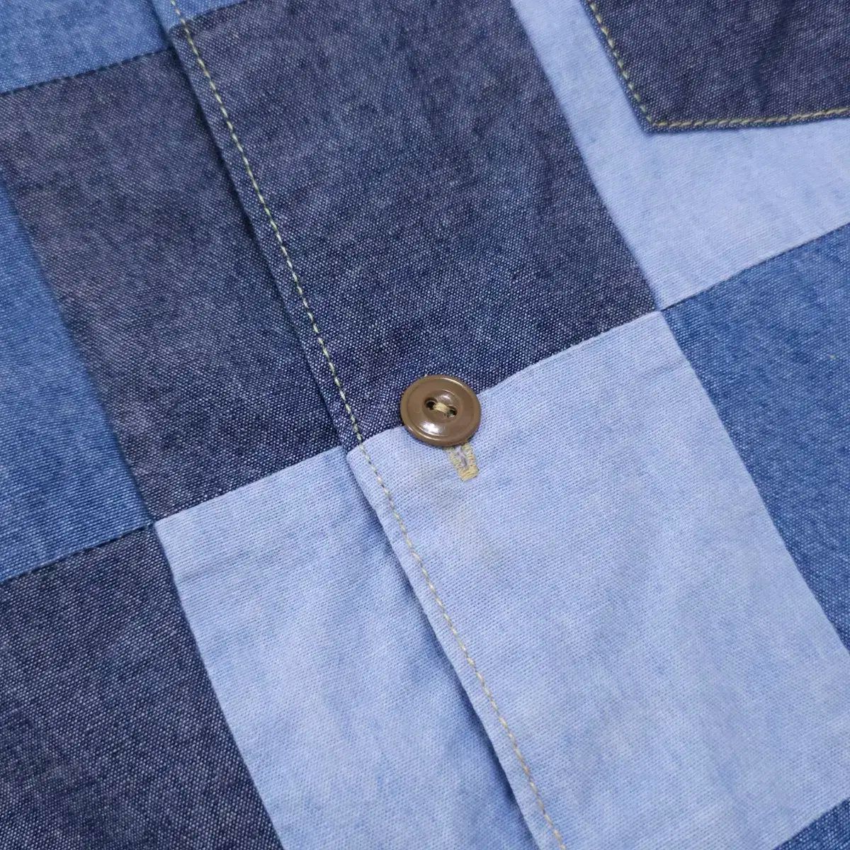 GANRYU COMME des GARCONS パッチワーク デニムシャツ KARIMZIABAT_FR