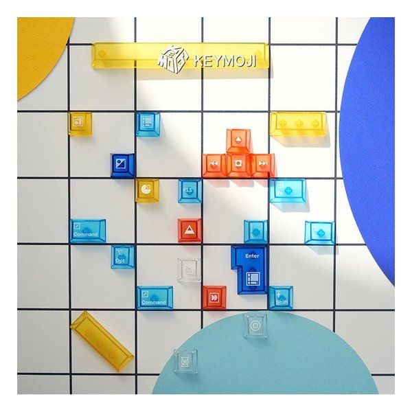  KEYMOJI キーモジ Mondrian Keycap Set kj kcs 2662839 その他 PC周辺機器