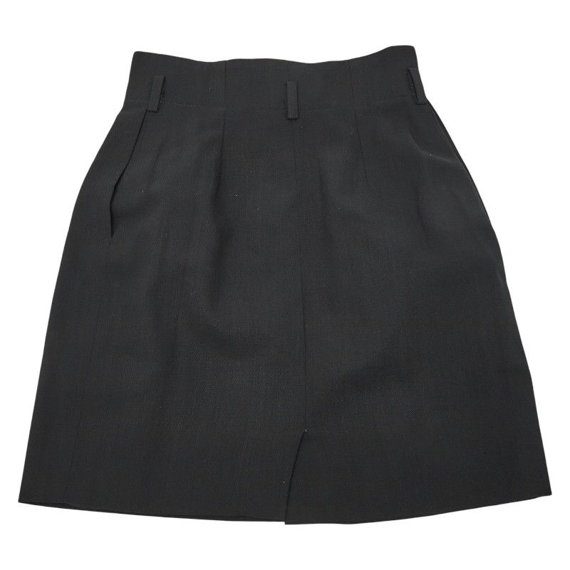 シャネル ココマーク スカート サイズ 46 ブラック ウール モヘア レディース CHANEL 1-0235082