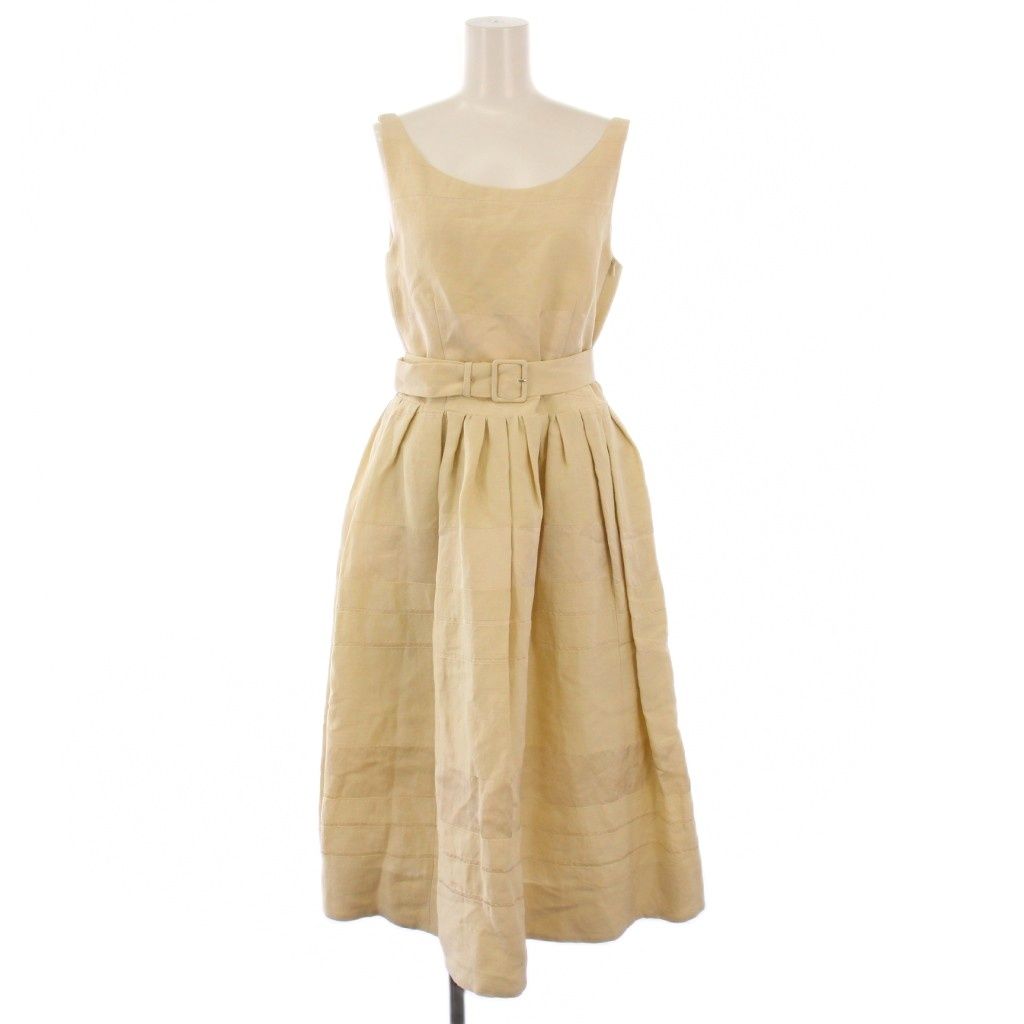 マディソンブルー MADISONBLUE BELTED SUNDRESS フレアワンピース 