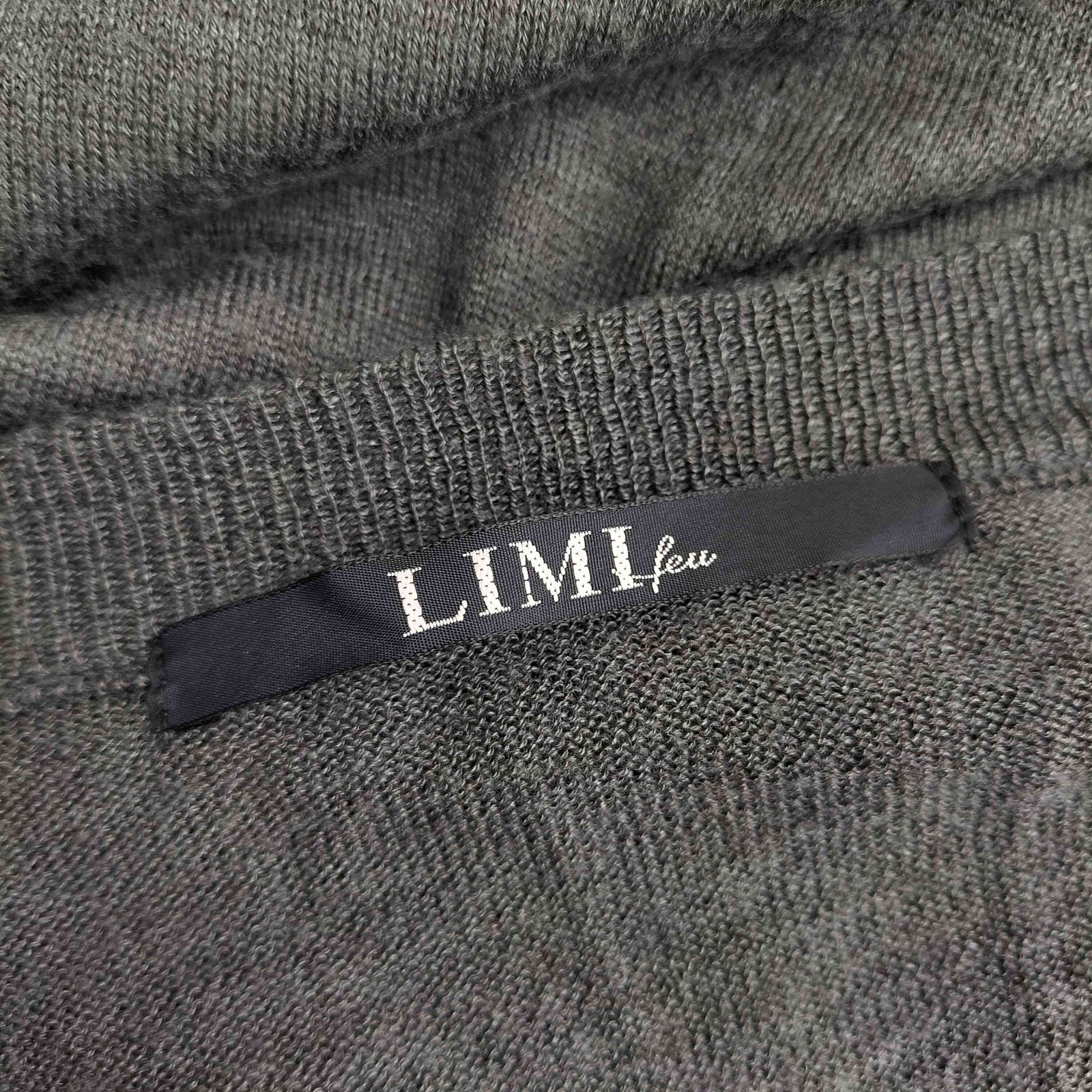 リミフゥ LIMI feu ウールレーヨン ロングニットカットソー レディース