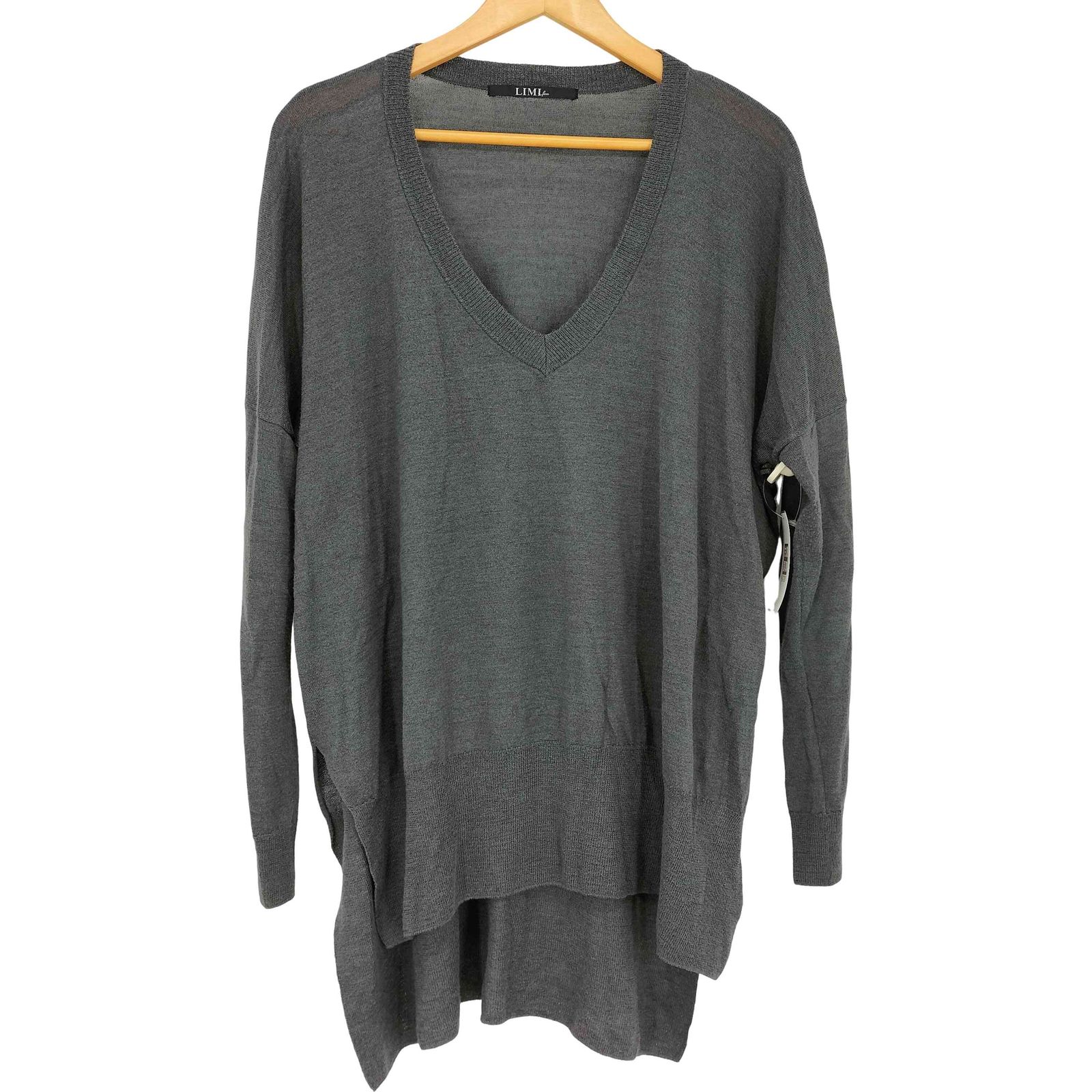 リミフゥ LIMI feu ウールレーヨン ロングニットカットソー レディース JPN：S