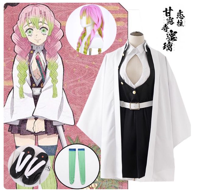 ウィッグ付き 学生向けアニメコスチューム