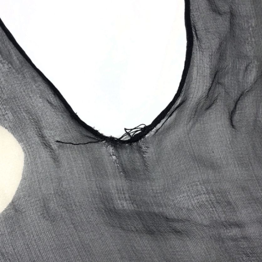 ノースリーブ シアードットブラウス