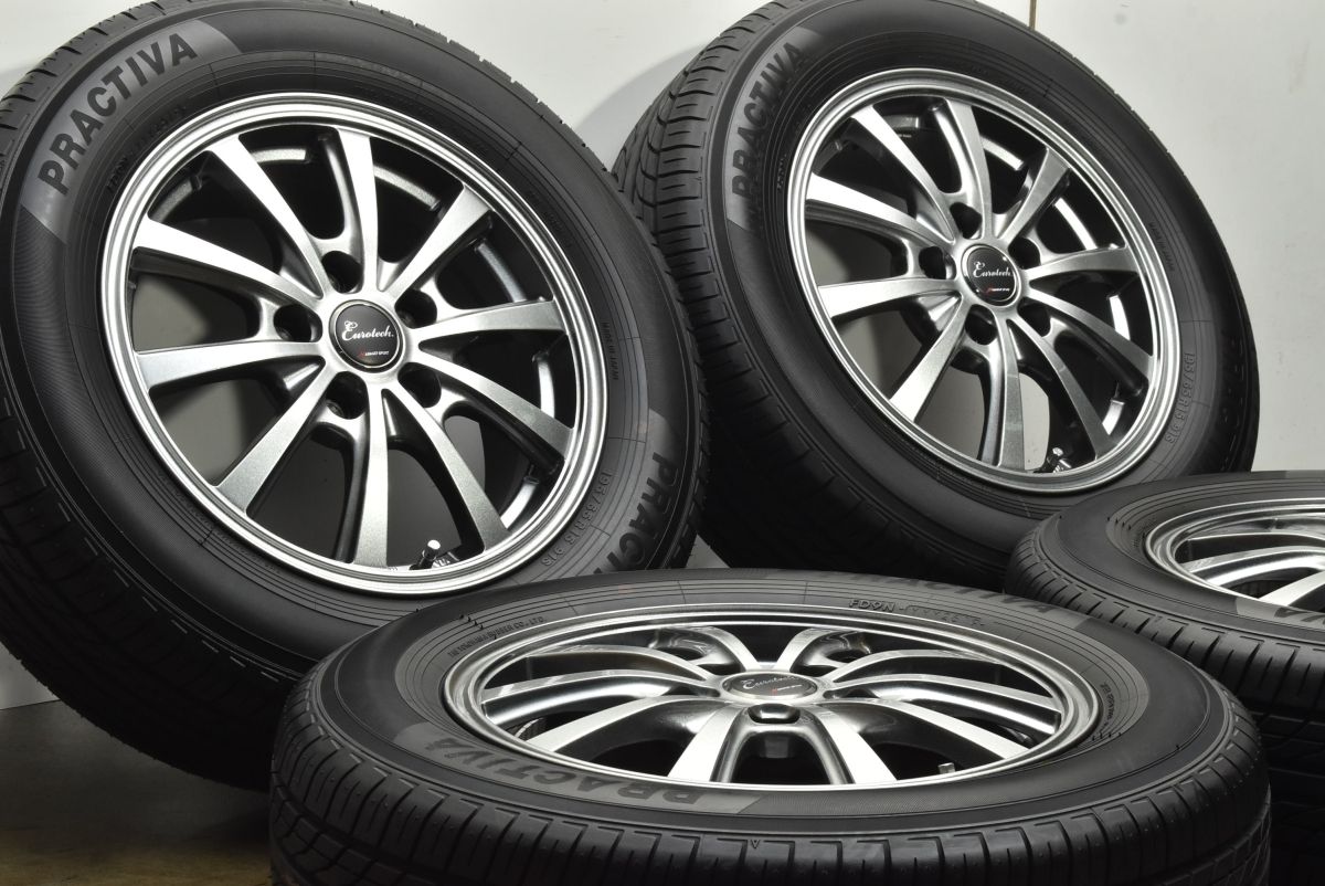 ユーロテック 15 in 6 J 45 PCD 114 3 195 65 R ノア ヴォクシー ステップワゴン セレナ アクセラ プレマシー