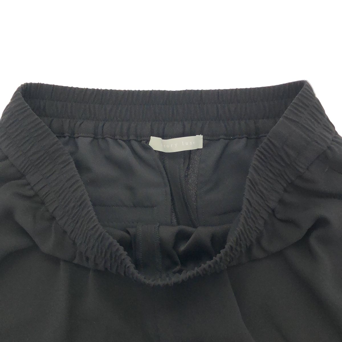 theory luxe セオリーリュクス Flow Bany Pant ワイドトラウザーパンツ ブラック 44 DECORATOM_COM_BR