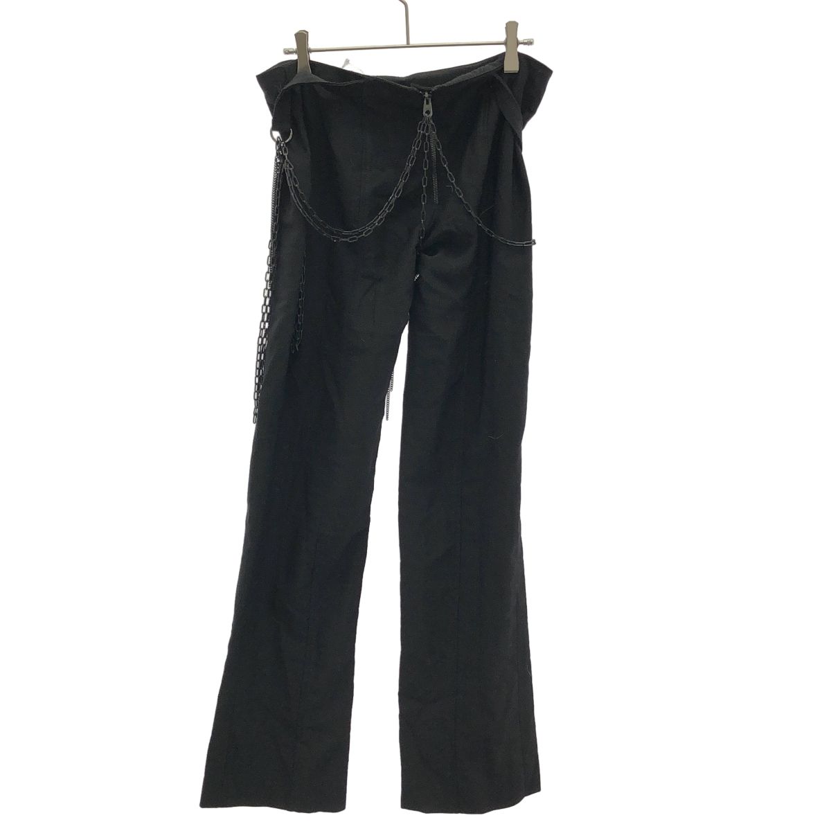 VERSACE ヴェルサーチ チェーンボンテージデザインパンツ ブラック 42