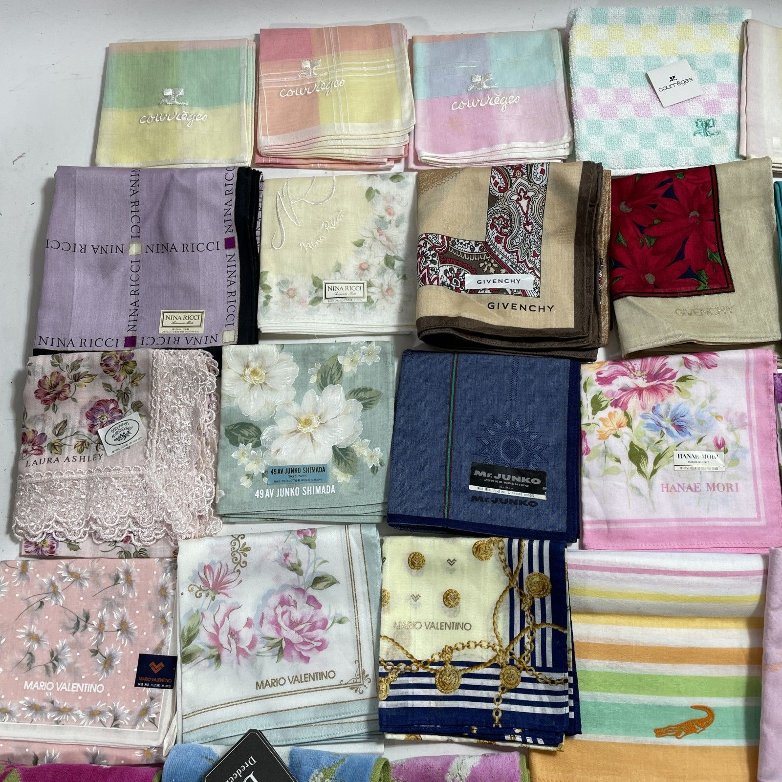 ブランド ノーブランド ハンカチ タオルハンカチ アソート 約145点 まとめ商品 バーバリー セリーヌ ラルフローレン 混在 レディース 現状品 3.2kg