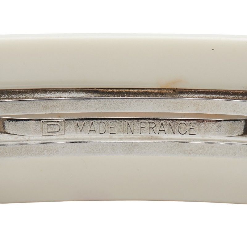 シャネル ココマーク バレッタ ヘアクリップ ブラック ベージュ プラスチック メタル レディース CHANEL 1-0240238 FORTGASGNV_COM_BR