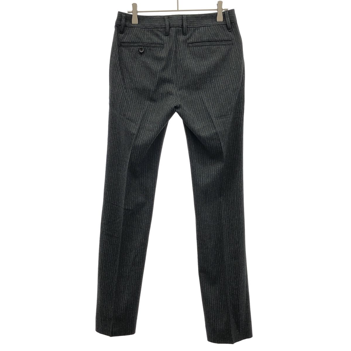 ISSEY MIYAKE イッセイミヤケ 2005AW ピンストライプウールスラックスパンツ IM53FF512 グレー 1