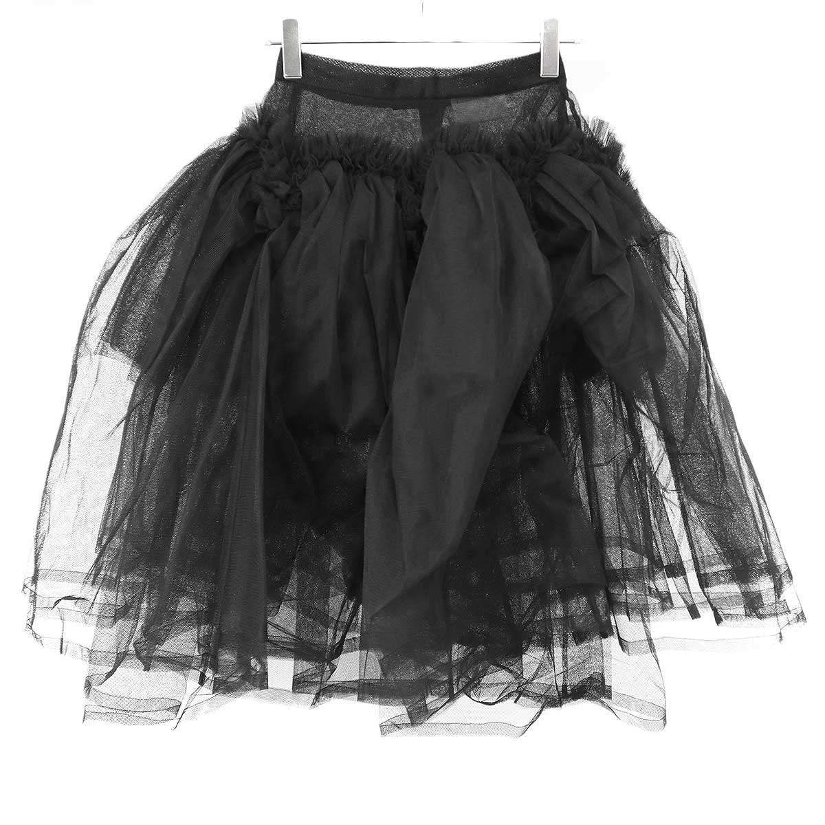 noir kei ninomiya ノワール ケイ ニノミヤ 22SS ボリュームチュールスカート 3J-S001 ブラック XS