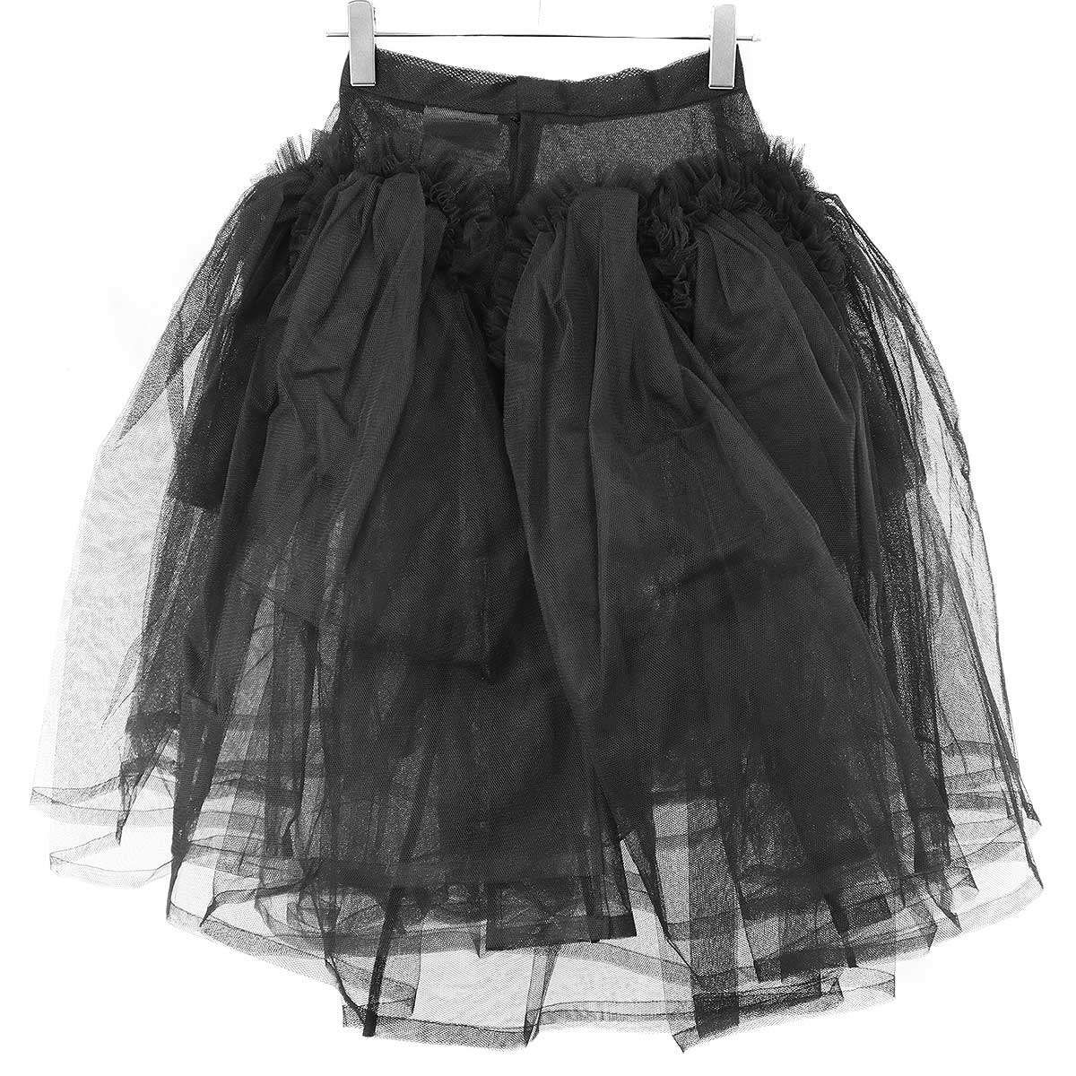 noir kei ninomiya ノワール ケイ ニノミヤ 22SS ボリュームチュールスカート 3J-S001 ブラック XS