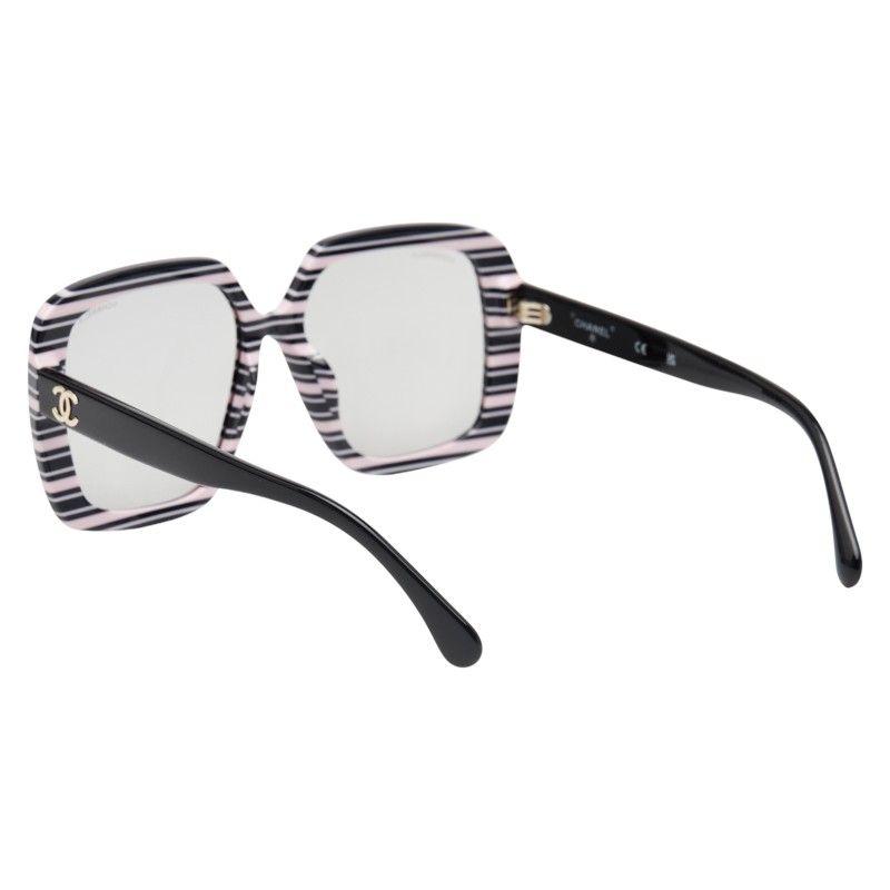 シャネル サマーソルスティス ココ ビーチ スクエア シェイプ ピンク ブラック プラスチック レディース CHANEL 1-0241149