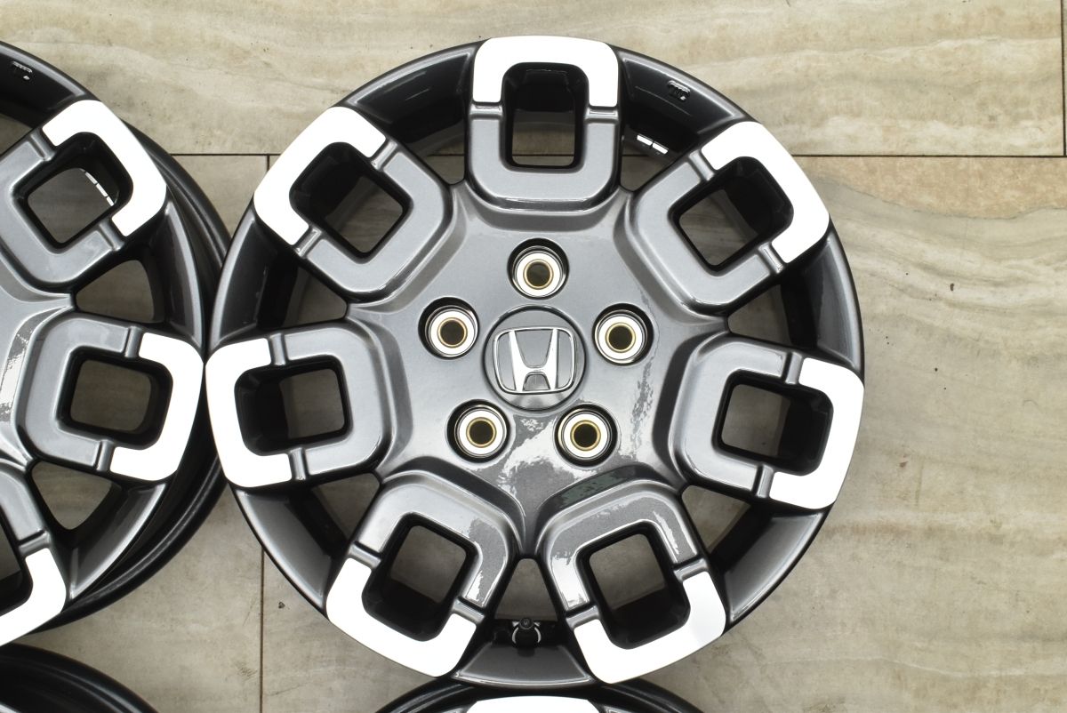  新車外し ホンダ GT フリード クロスター 15 in 6 J 50 PCD 114 3 4本 GB 5 7 8 ステップワゴン 流用 スタッドレス用 16インチ タイヤ ホイールセット