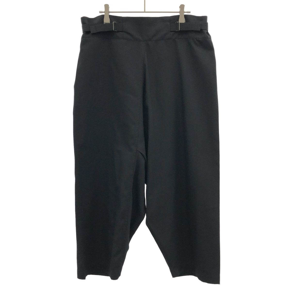 132.5 ISSEY MIYAKE 132.5イッセイミヤケ 16SS ベルテッドサルエルパンツ IL61FF304 ブラック 3