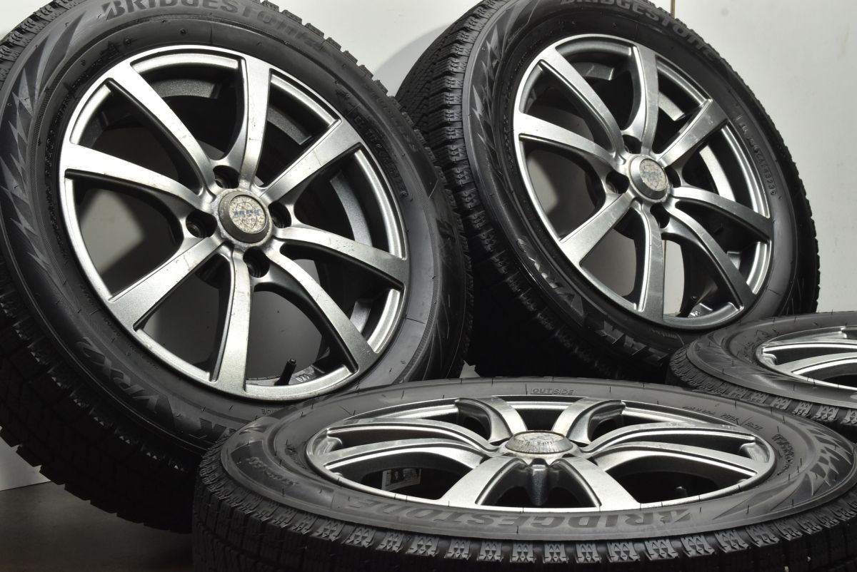 バリ溝 ZACK 15 in 5 J 43 ブリヂストン ブリザックVRX 2 175 65 R ヴィッツ アクア カローラフィールダー フィット キューブ スイフト