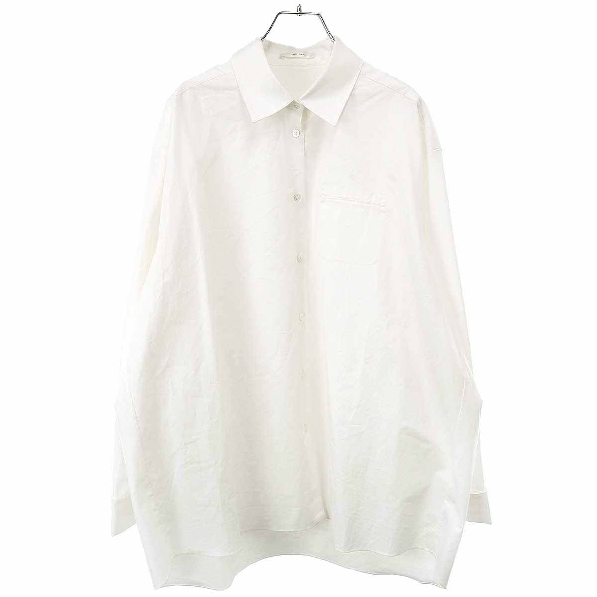 THE ROW ザ ロウ Moon Shirt オーバーサイズムーンシャツ 7696 W2752 ホワイト M