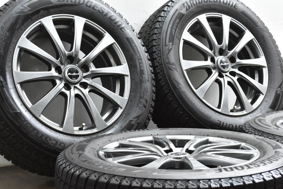 超バリ溝 DM V 3付 ユーロスピード 17 in 7 J 48 PCD 114 3 ブリヂストン ブリザック 225 65 R レガシィアウトバック CR CX 5