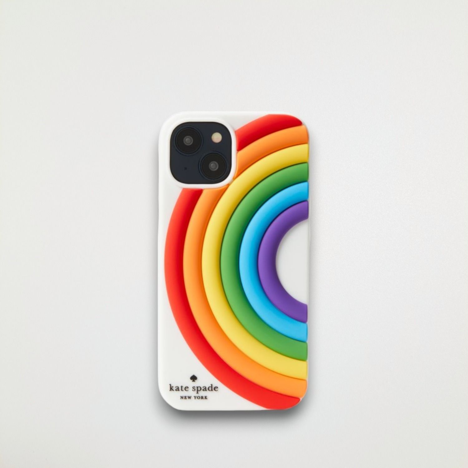 【 KS-422】ケイトスペードiPhone14Pro ケース 虹 レインボー ケイトスペードiPhone14Pro ケース 虹 レインボー KS-422】ケイト