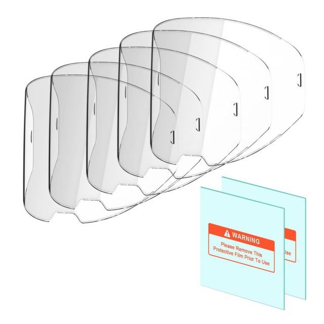 【送料無料】ANDELI 溶接面バープレート 交換用 溶接用保護プレート 内側 外側保護プレート セット (グレー騎士、アカネコとチーター溶接面専用)