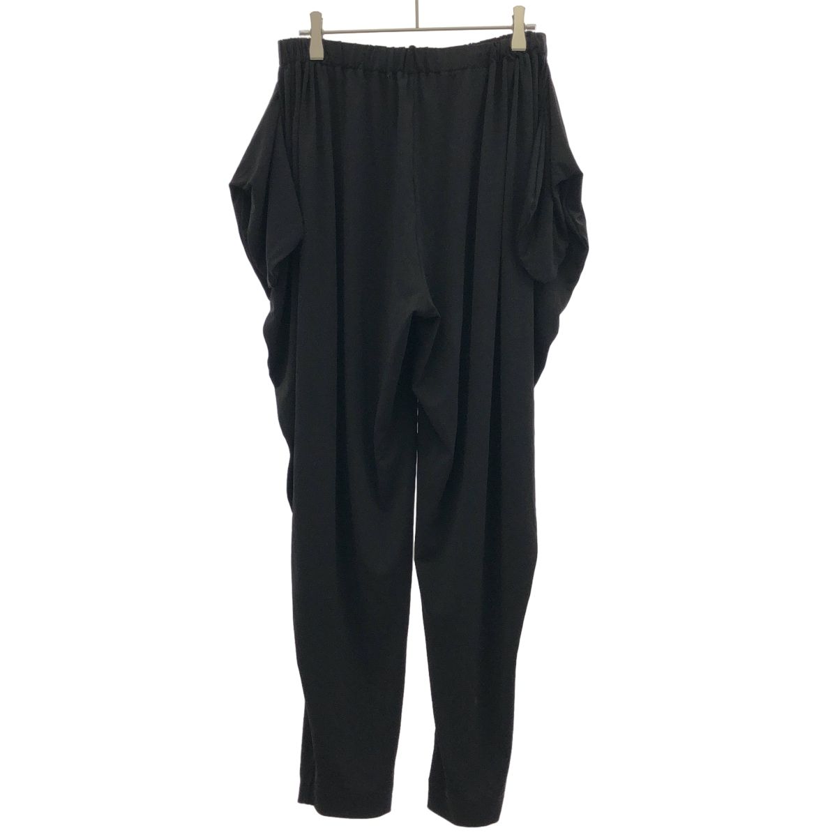ISSEY MIYAKE イッセイミヤケ 19SS ストレッチドレープパンツ IM91JF011 ブラック 2