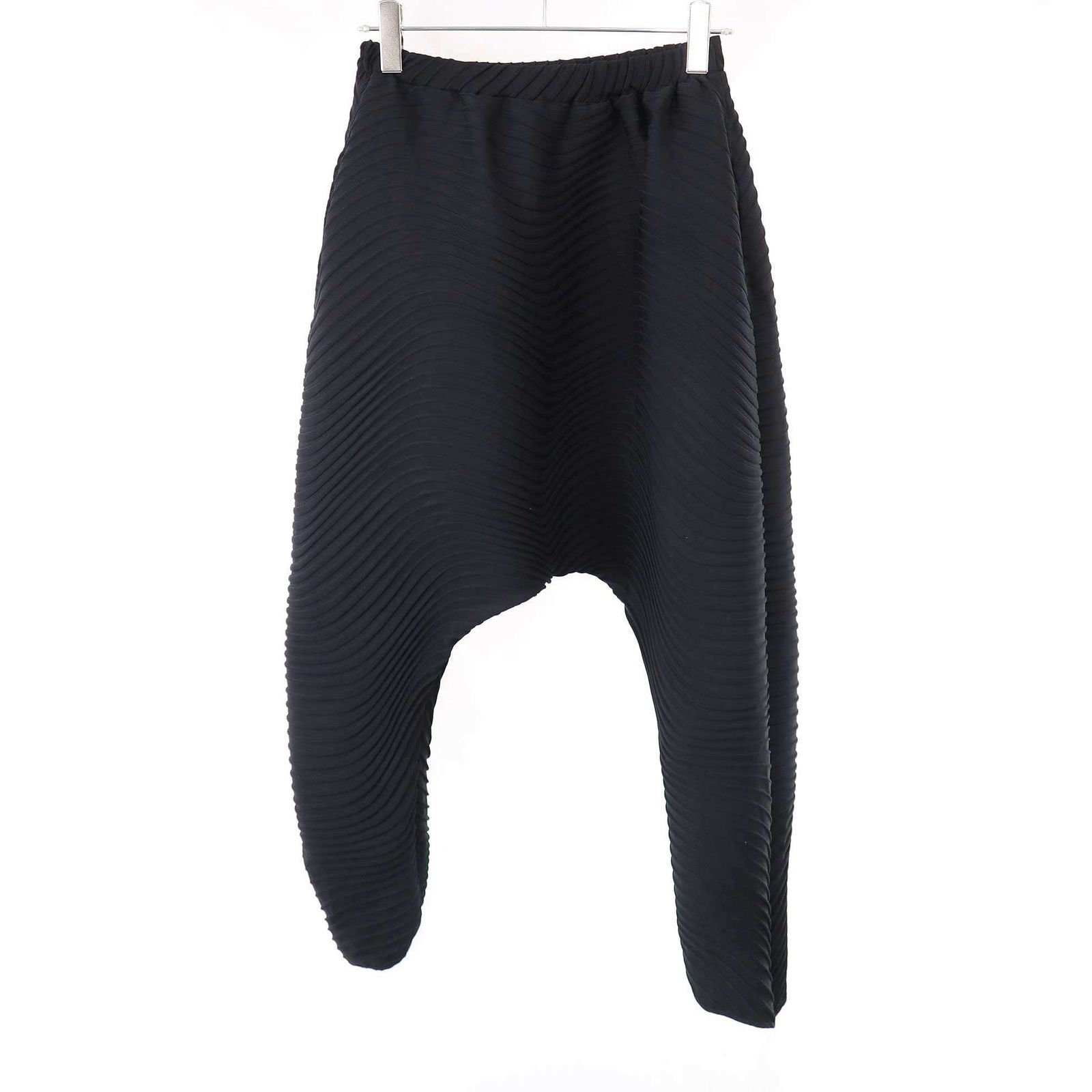 ISSEY MIYAKE イッセイミヤケ 18SS ウェーブプリーツサルエルパンツ IM81FF010 ブラック 2