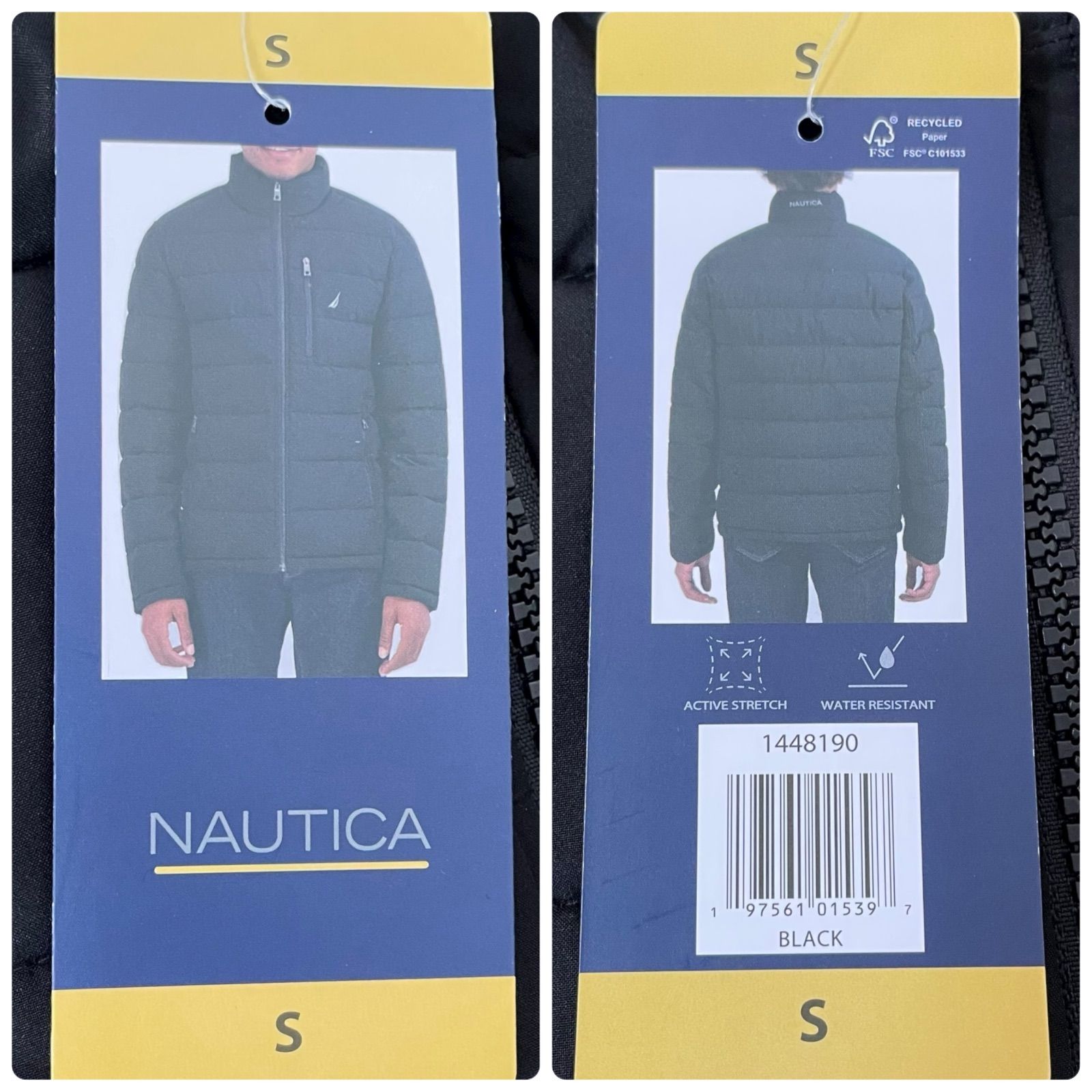 NAUTICA ノーティカ ブラック アウター ジャケット ダウンジャケット 