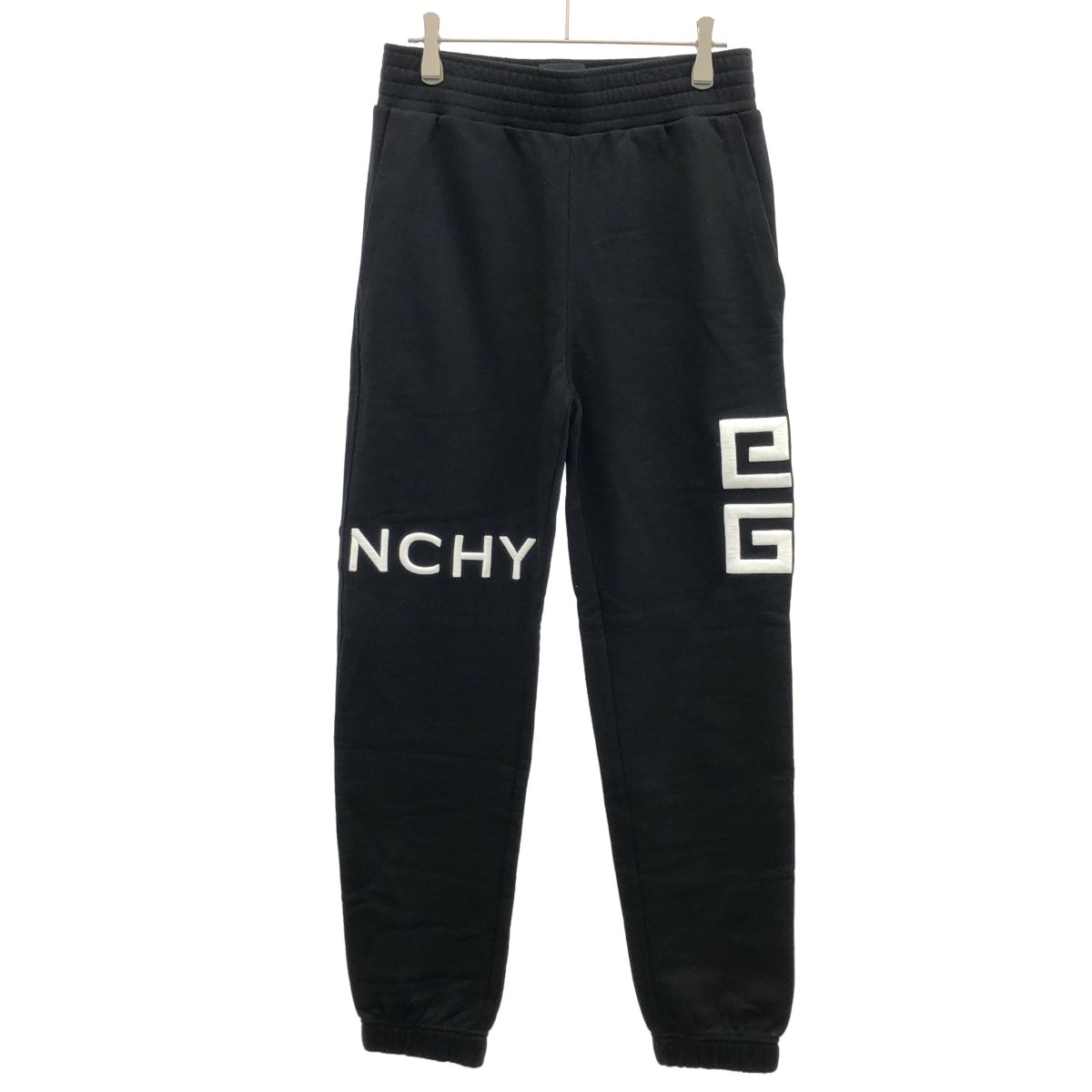 GIVENCHY ジバンシィ 4G TRAINING PANTS ロゴエンブロイダリースウェットパンツ BM50WB3Y6U ブラック S
