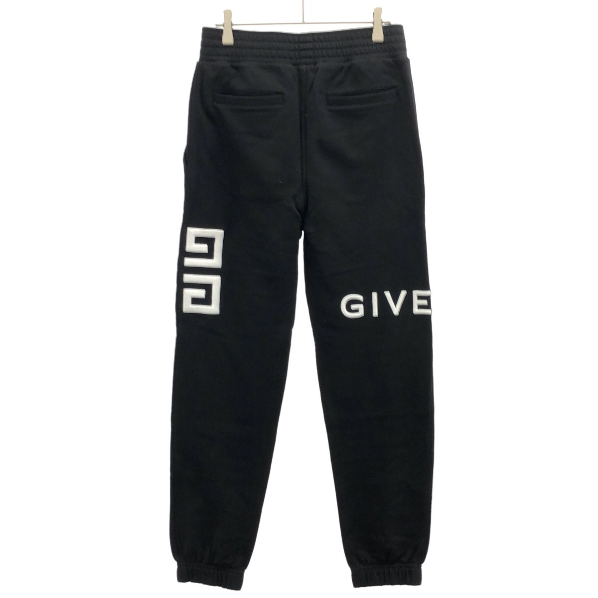 GIVENCHY ジバンシィ 4G TRAINING PANTS ロゴエンブロイダリースウェットパンツ BM50WB3Y6U ブラック S