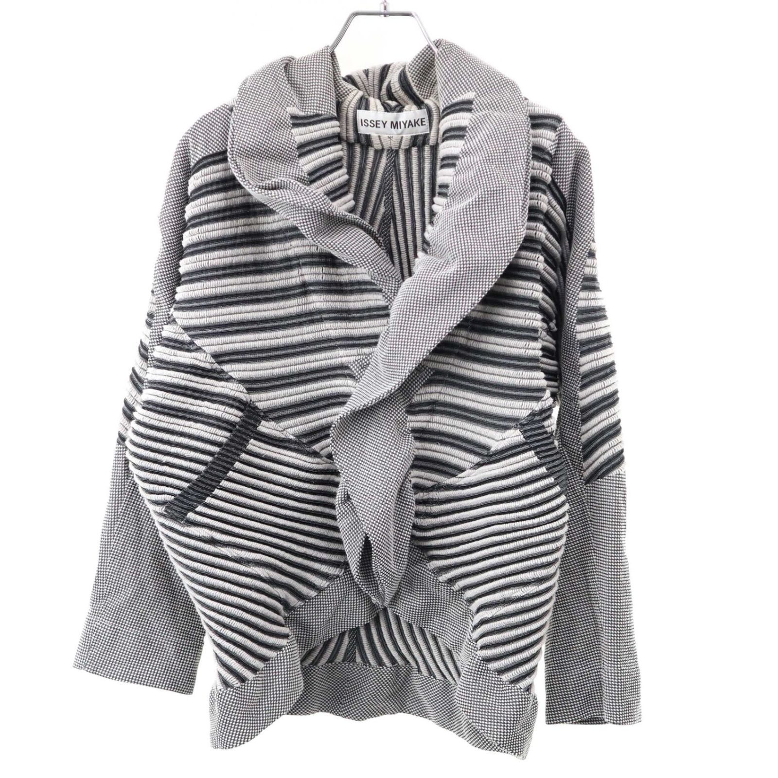 ISSEY MIYAKE イッセイミヤケ 19AW 3Dストレッチデザインジャケット IM94FD538 グレー 2