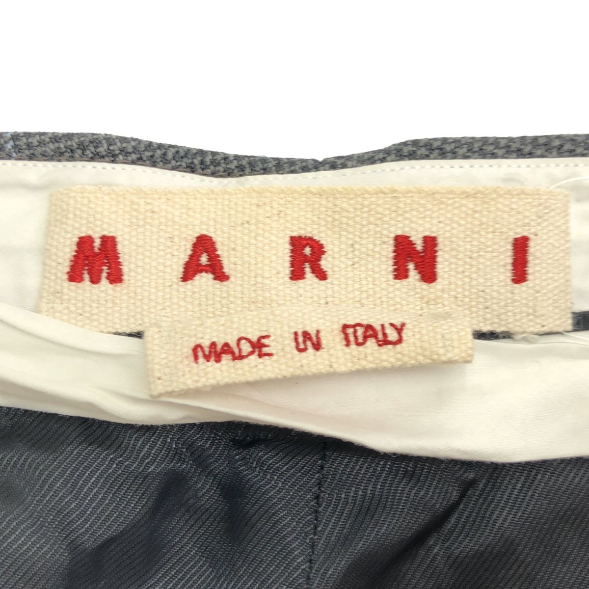 ウールチェックトラウザーパンツ