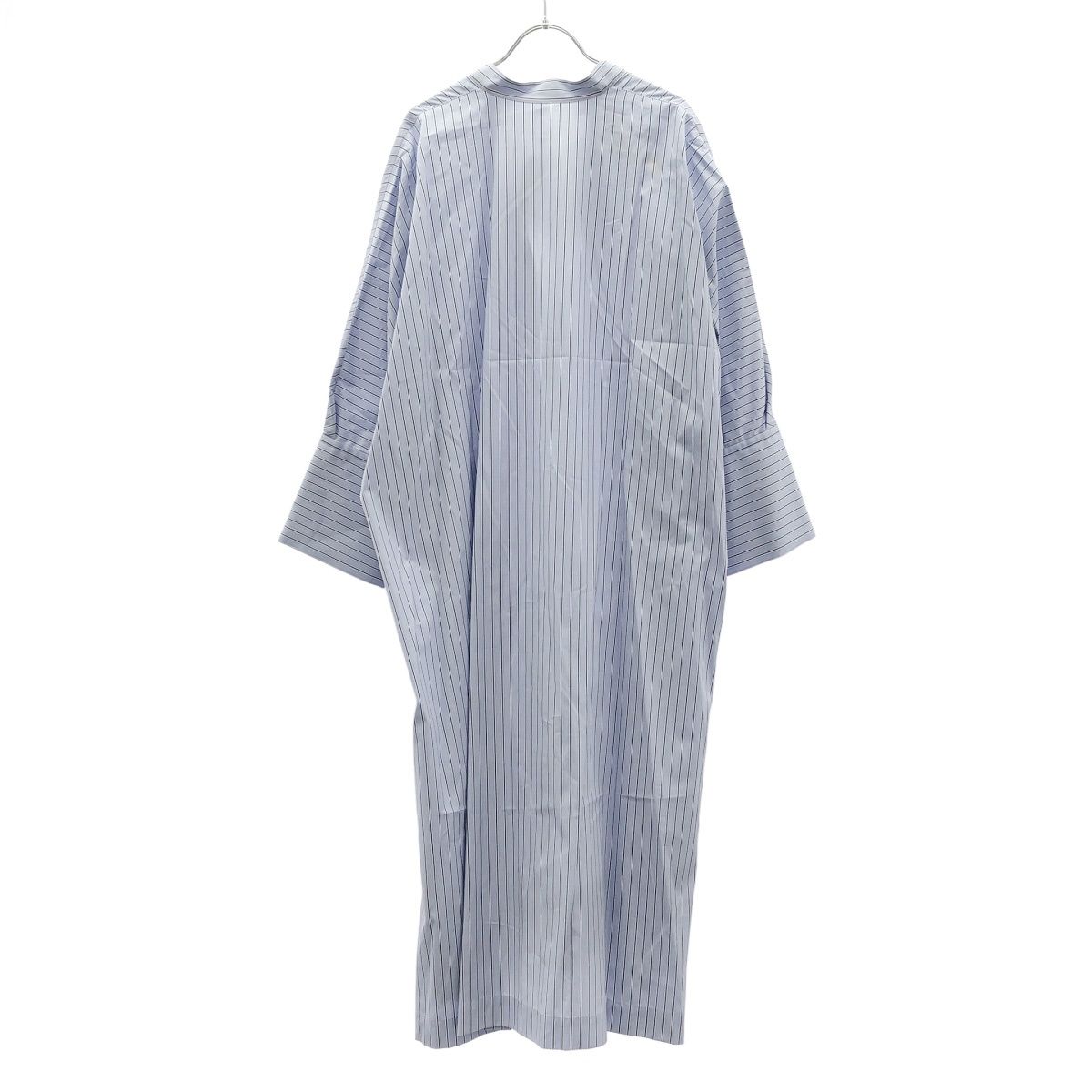 YLEVE イレーヴ ストライプスキッパーシャツワンピース 168-4150156 ブルー 1