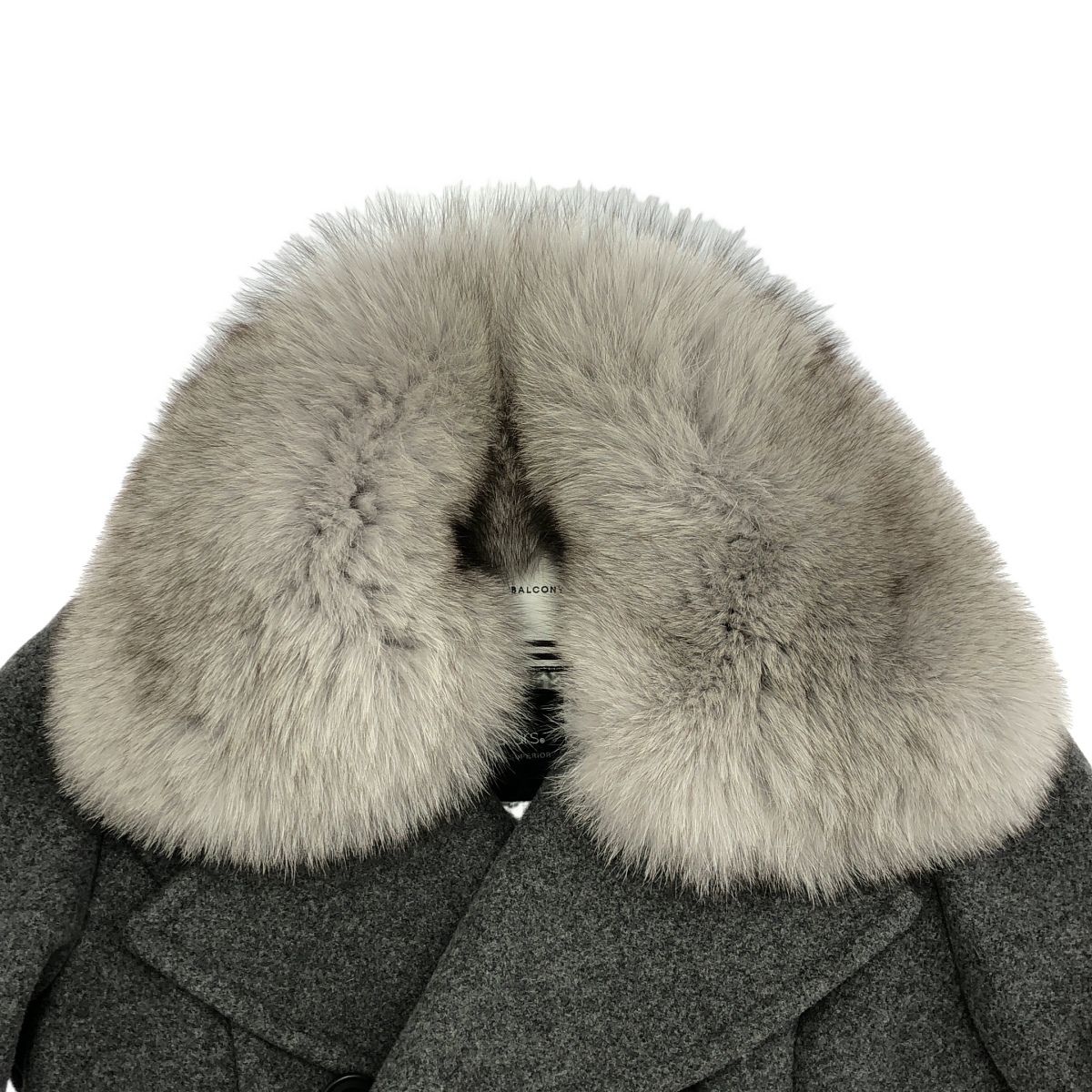 美品✨ボーダーズ アットバルコニー 　　　サガファー フォックス　カシミヤ BORDERS at BALCONY ボーダーズアットバルコニー 16AW SAGA FURS