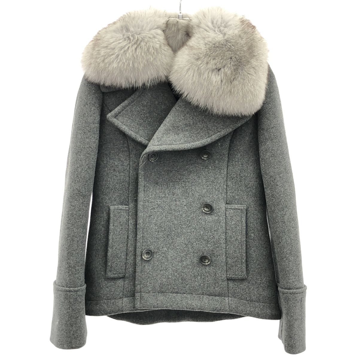美品✨ボーダーズ アットバルコニー 　　　サガファー フォックス　カシミヤ BORDERS at BALCONY ボーダーズアットバルコニー 16AW SAGA FURS